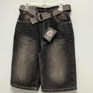 English black denim shorts! NWT!